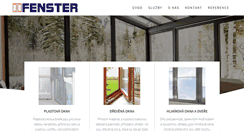 Desktop Screenshot of fenster.cz
