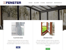 Tablet Screenshot of fenster.cz