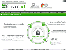 Tablet Screenshot of fenster.net