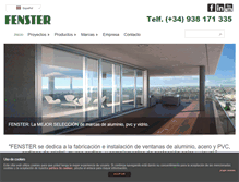 Tablet Screenshot of fenster.es